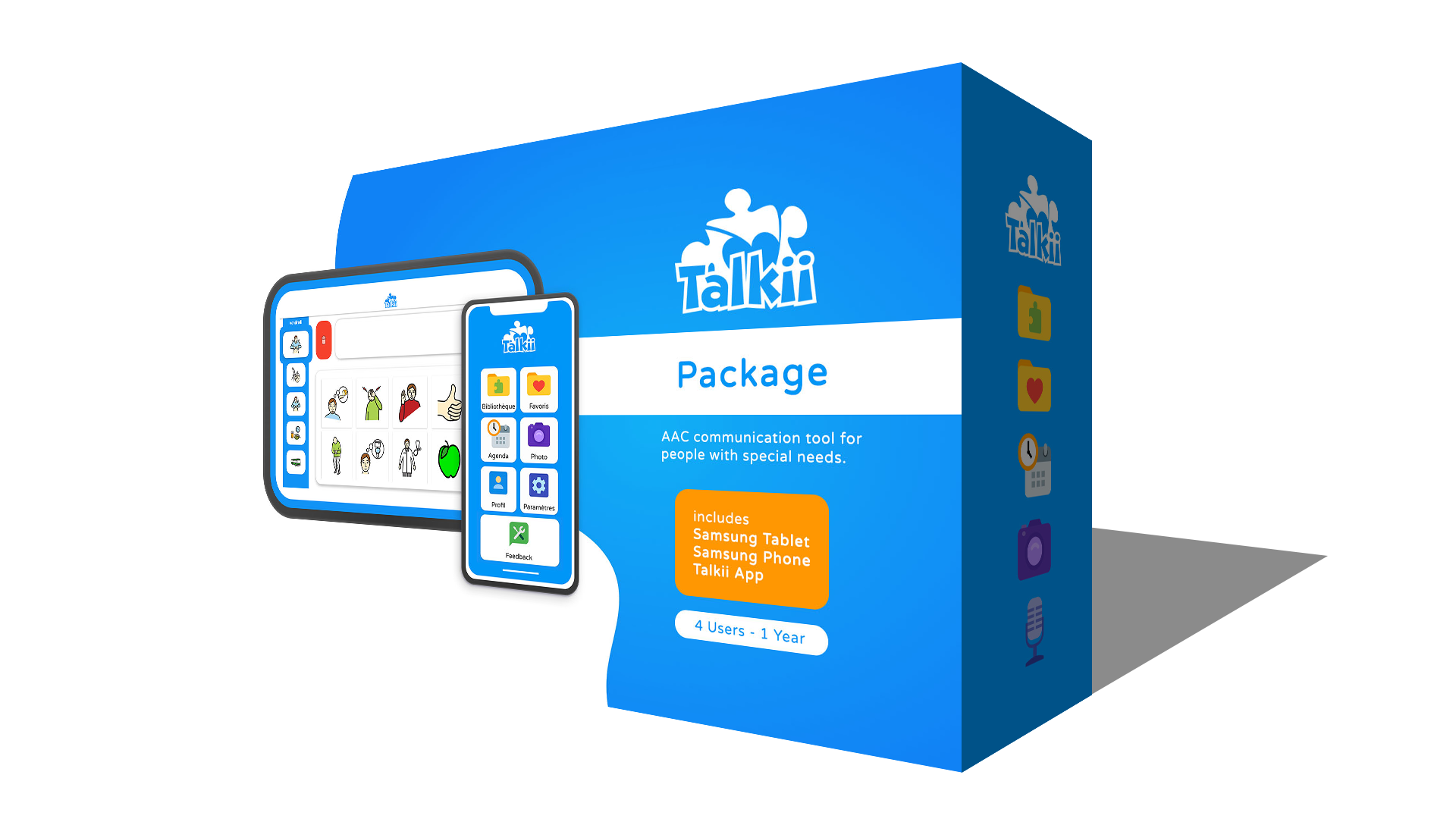 Talkii Package Tablet Phone